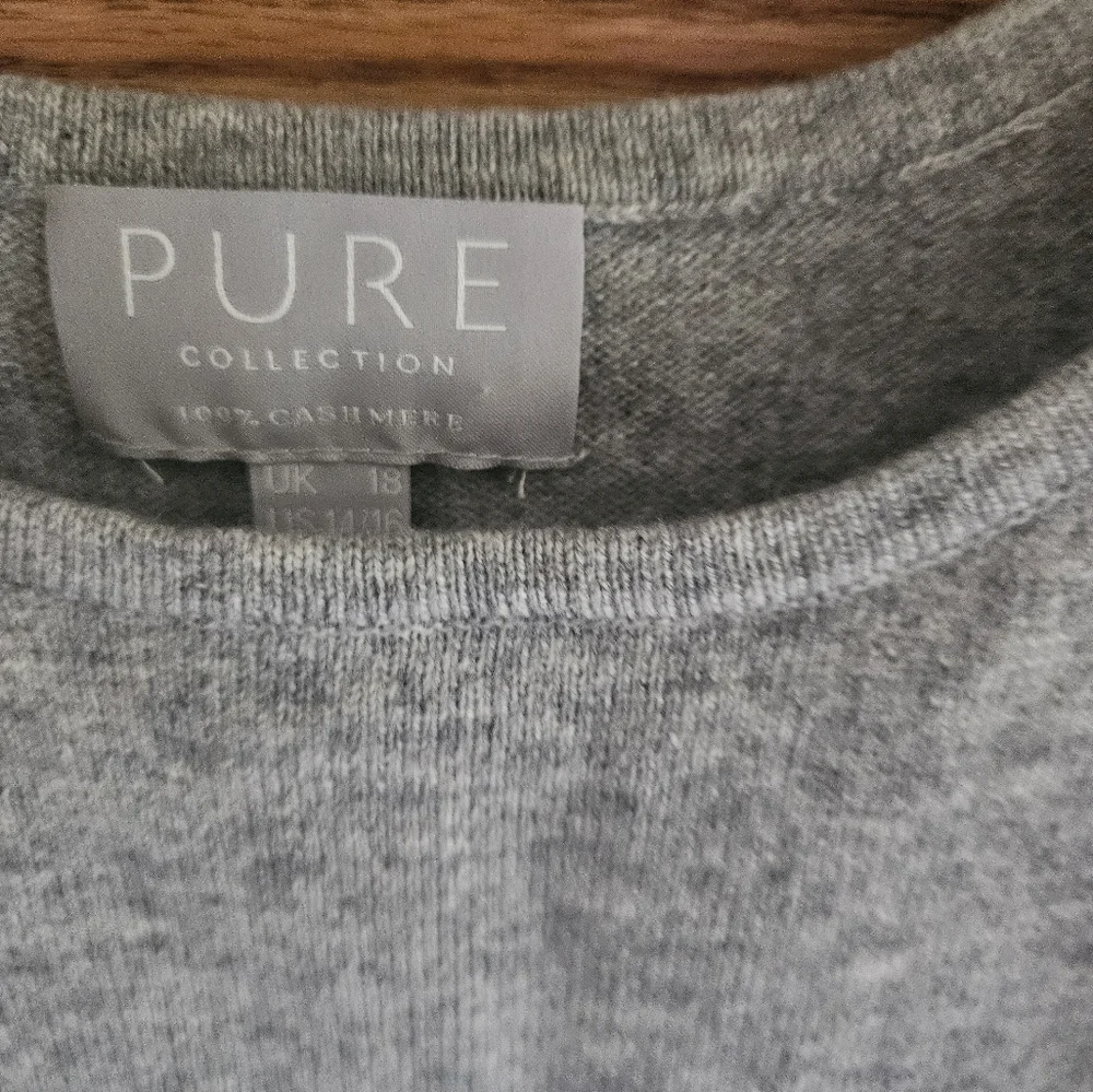 Pure Heather Gray CashmeteWomen's Camisole - Picture 2 of 3